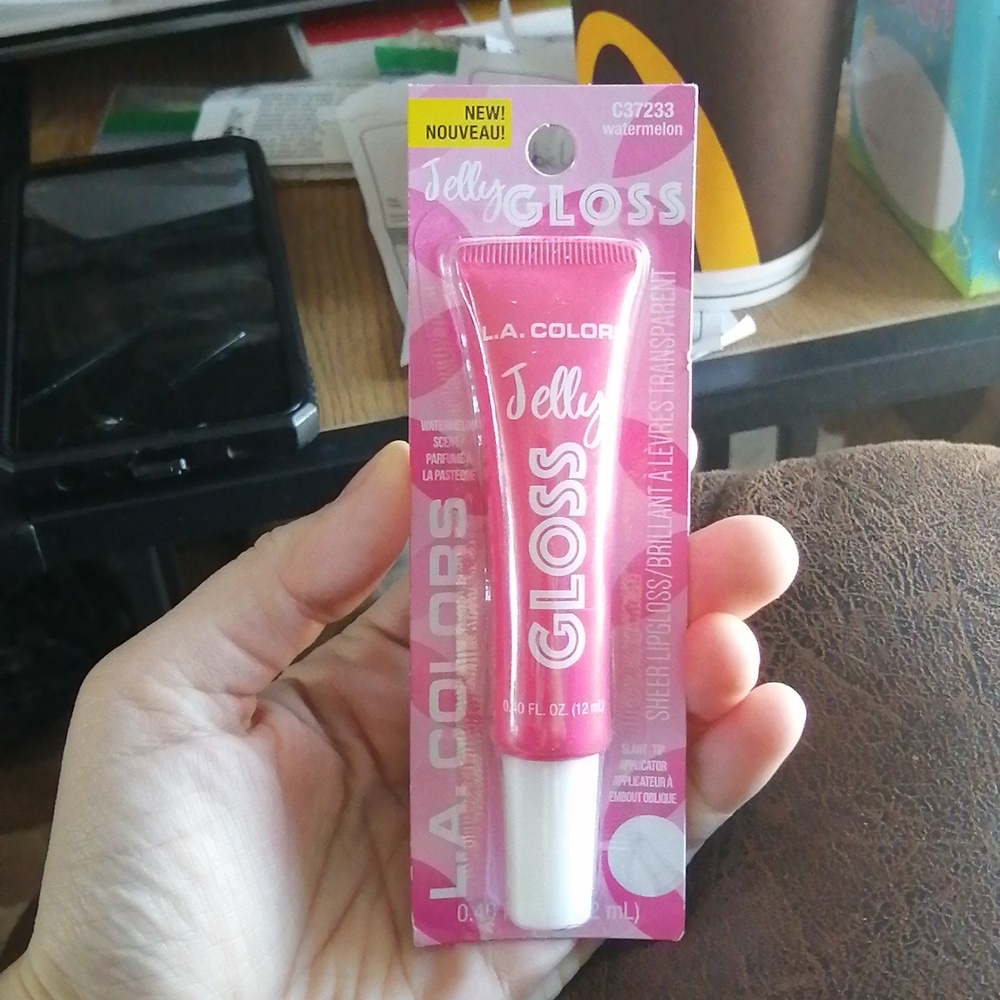 L.A.Colors watermelon jelly gloss